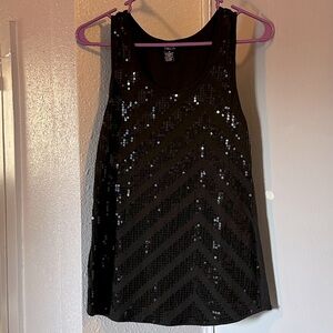 🌸4/$40 Chevron Sequin Sparkly Tank Top